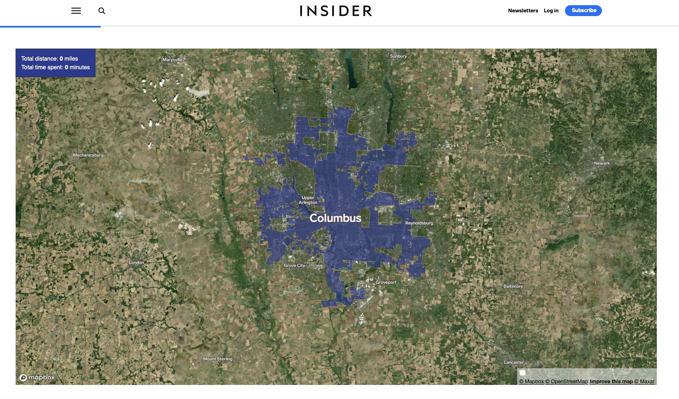 Scroll Map for Insider